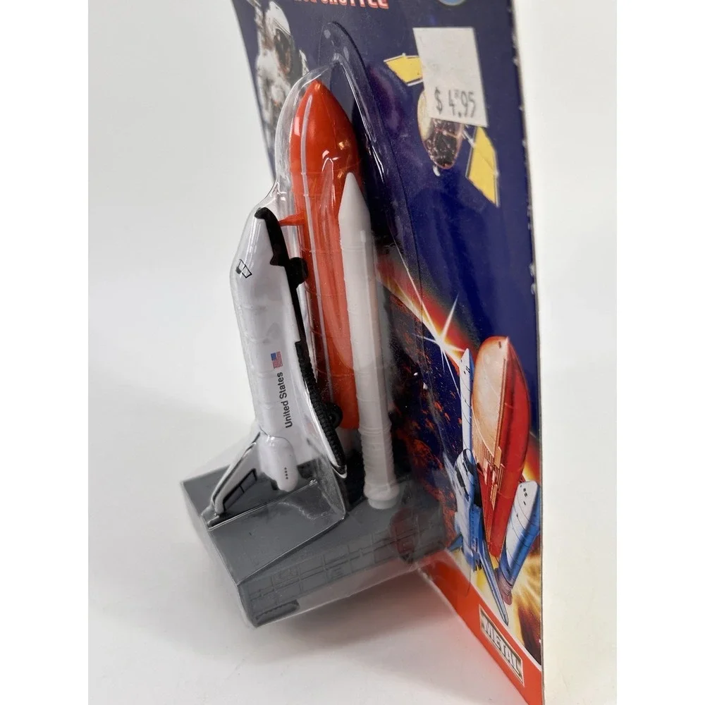 Vintage 90s Realtoy Space Mission Space Shuttle Diecast Toy 38141